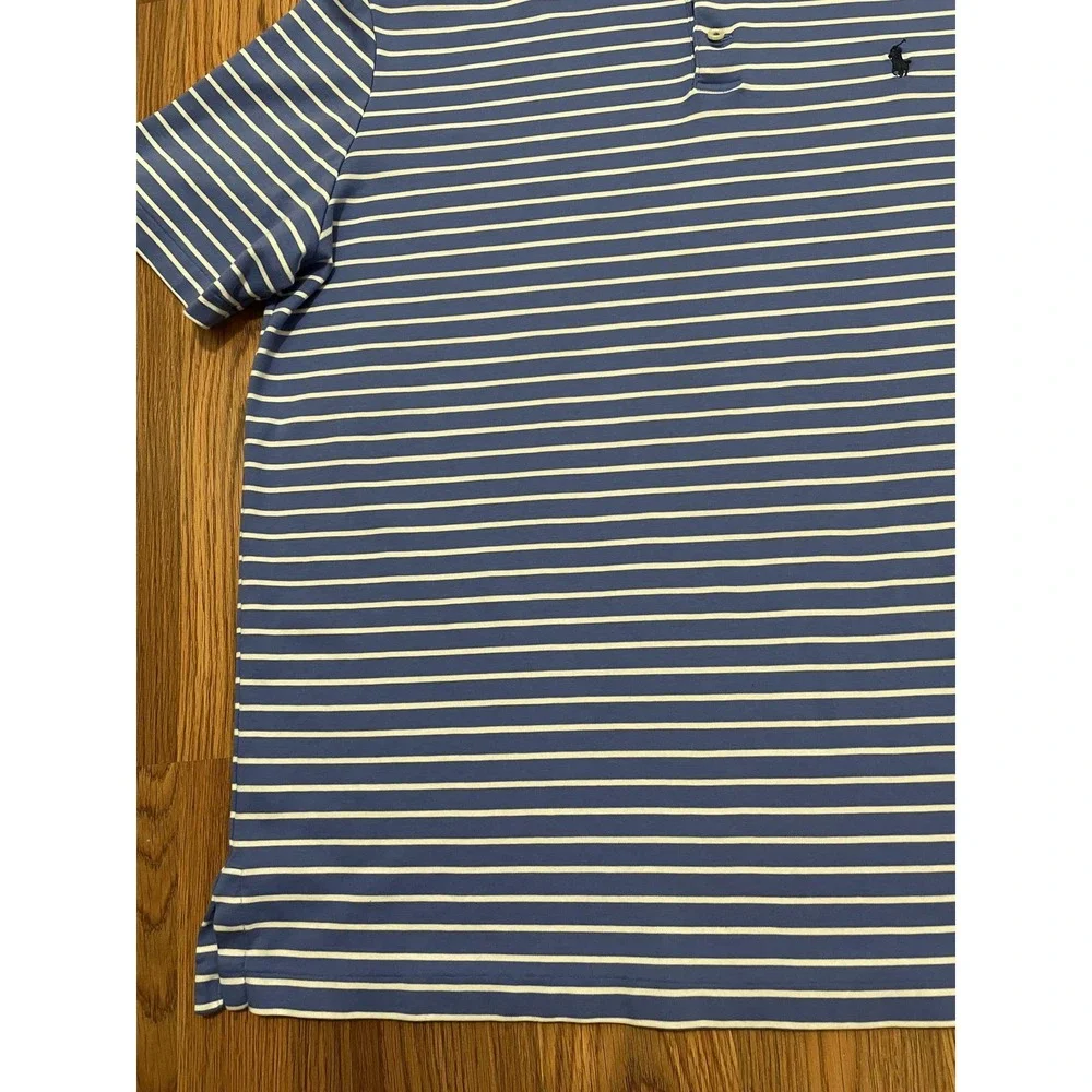 Polo Ralph Lauren Shirt Mens Extra Large Striped Embroidered Pony